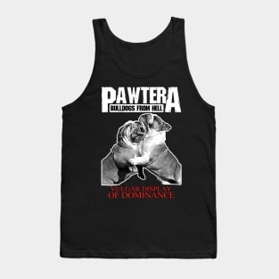 Pawtera // Bulldogs from Hell Heavy Metal Design Tank Top